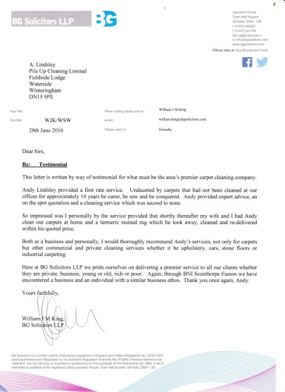 Testimonial BG Solicitors