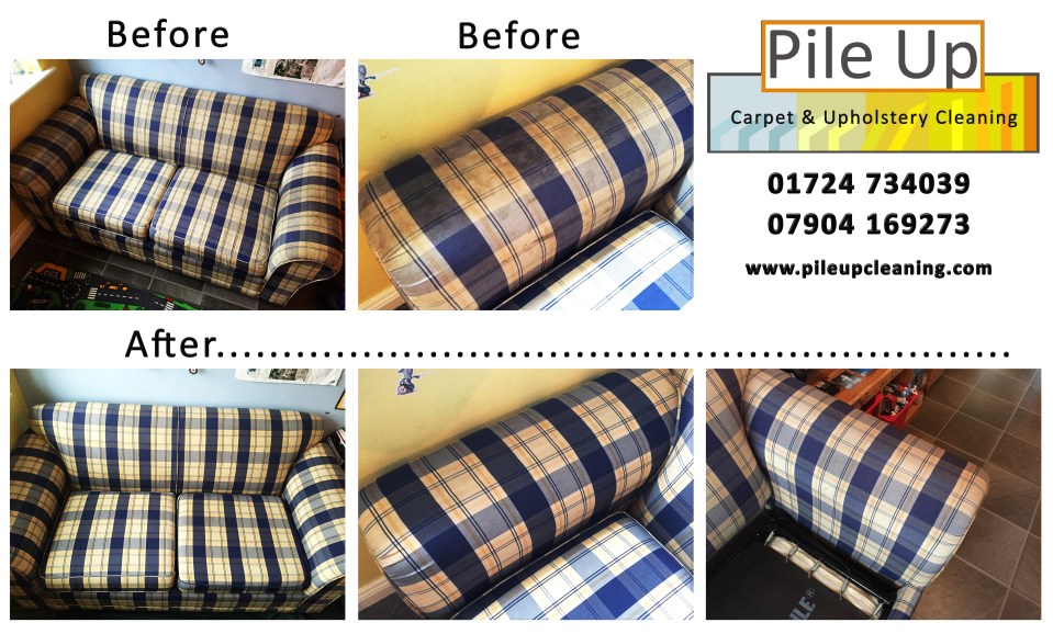 0321 - Sofabed Upholstery Clean - Before and After